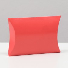 Folding red box, 11 x 8 x 2 cm
