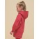 Sweatshirt for girls, height 104 cm, red color
