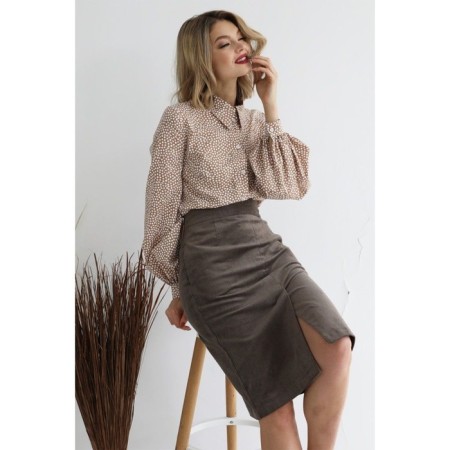 Velvet skirt, size 42