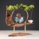 Souvenir tree, porcelain "Little Buddha in Blue" with a stand for incense 35x35x9.5 cm