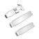 Corrector-fixer for an ingrown nail, size m, in a plastic case, silver color