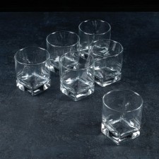 Set of glass glasses for whiskey Baltic, 310 ml, 6 pcs