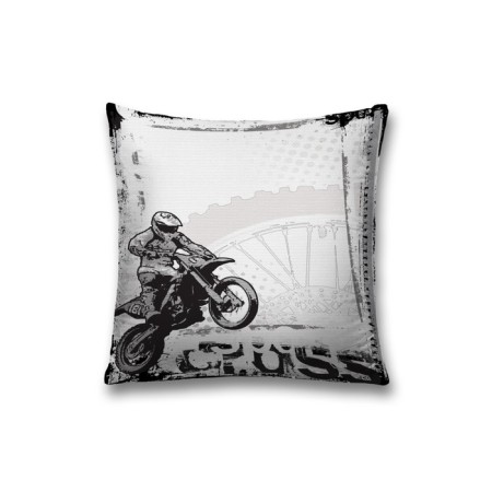 Decorative pillowcase "Motorcyclist Strokach", on a zipper, size 45x45 cm
