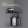 Bathroom shelf is an angular 4-tier, 20.5 × 20.5 × 72 cm, color chromium