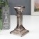 Glass of Glass for 1 candle "Rectangular column" Reflair purple 16x8.6x8.6 cm
