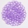 Plastic sores are decorative, set of 100 pcs., Size 1 pc. - 2 × 2 cm, purple color