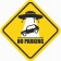 Decorative sign (poster) "Do not park" 32x32 cm, plastic