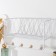 Decorative metal hooks "Network" white 15.5x12x25 cm