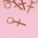 Hair piercing "Cross", 3.7 × 1.3 cm, 5 pcs, golden color