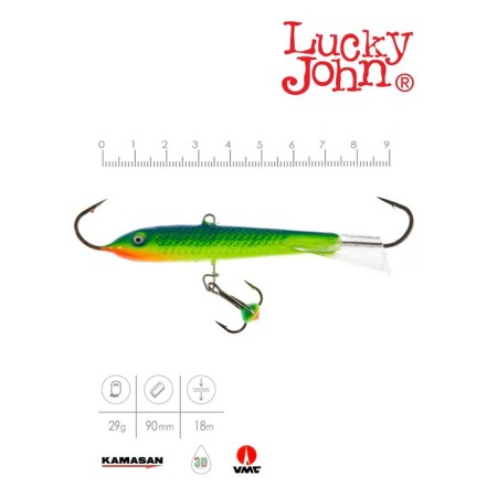Balancir Lucky John Classic 9 + tee, 9 cm, color 29 blister-1
