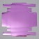 Box for sweets, confectionery packaging, 16 cells "violet", 18.9 x 18.9 x 3.8 cm
