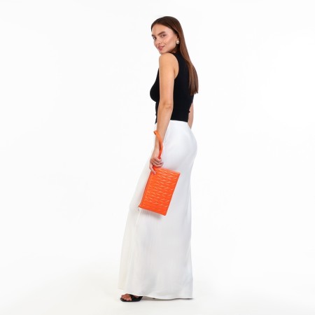 Lightning bag bag, orange color-7