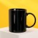 Gift set "Be No. 1", ceramic mug 310 ml, thermal stand Ø 10 cm, black color