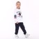 Sweatshirt for girls, white color, height 122-128 cm