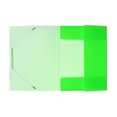 A4, 500 μm elastic band, calligrata "neon", spine 30 mm, neon, salad-6