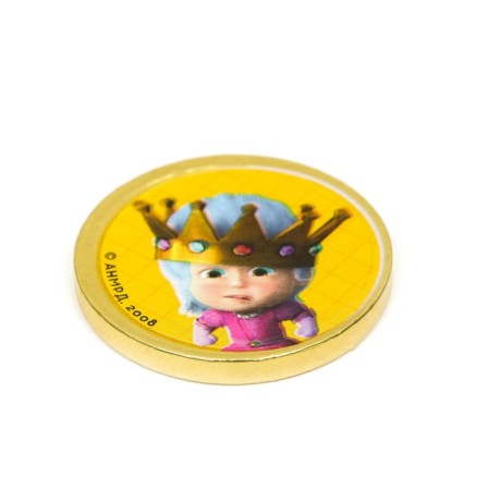 Chocolate coins "Masha and the Bear", 6 g-7
