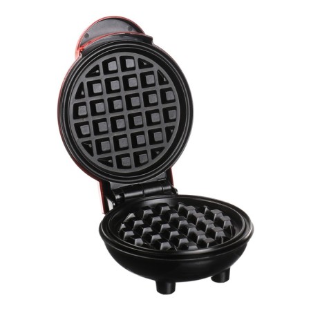 Electrrowflower Luazon WV-01, 350 W, Viennese waffles, anti-stick coating, red-5