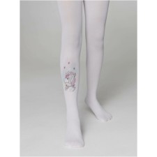Колготки детские из микрофибры Conte Elegant Beauty, рост 140-146 см, цвет bianco