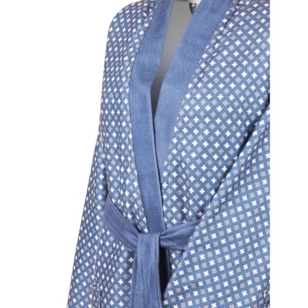 Male bathrobe "Bugatti", size s, blue color-1