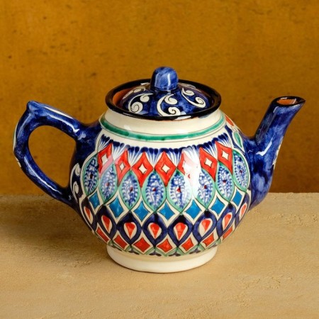 Set Tea Rishtan, 9 objects: kettle 1l., 6 PIAL 9.5cm, candy 23cm, sugarnya 250m-19
