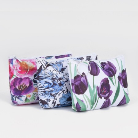 Women's wallet with zipper, color mix-1