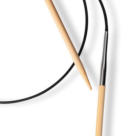 Circular knitting needles, bamboo, 4.0 mm/80cm, 1 pcs-2