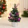 Christmas tree decor "Festive" bow balls, 10x17 cm, lilac