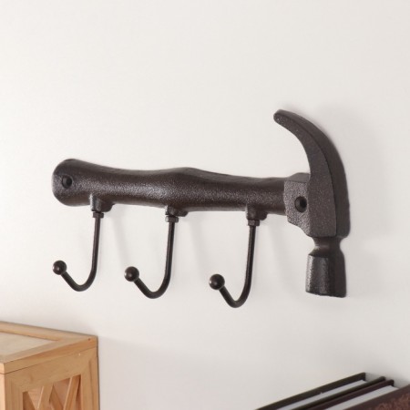 Hooks decorative cast iron "hammer" mix 14x25 cm-1