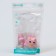 Nasal aspirator with a diverted pipe "Owl", pink color