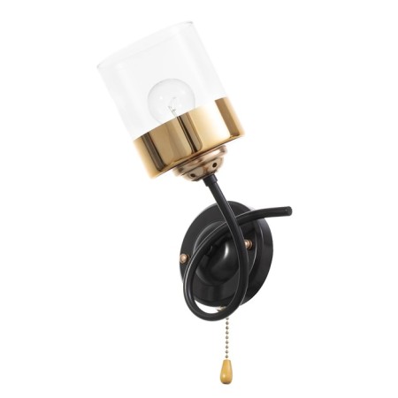 Sconces "Garder" 1x60W E27 brown, gold 17x15.5x29.5cm