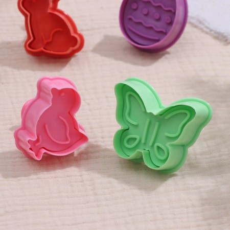 A set of Plunger of the confectionery "Easter", 4 pcs, 9.5 × 9 × 4.6 cm, color mix-2