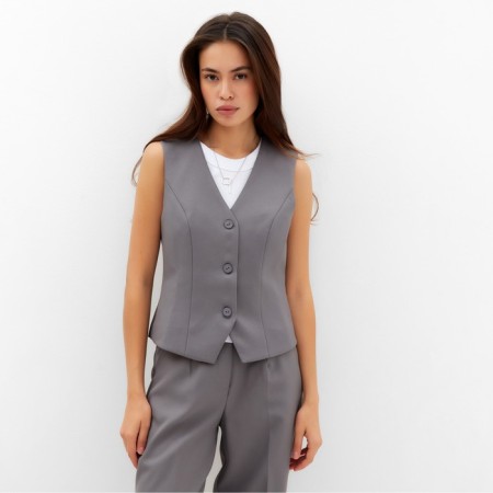 Women's vest MIST: Classic Collection p. 42, gray color-4