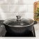 Form "granite Black" Induction Pro, 3 l, d = 28, glass cover, anti -stick coating, induction, color black