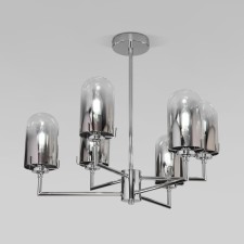 Ceiling Lamp Eurosvet Pluto 60156/6, E14, 6x40W, 660x660x520 mm, chromium color