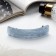 Halfish hair clip "Diamond shine" 9x2.2 cm, mix