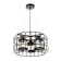 Lamp 2758/3 E27 40W Black 42x42x23-123 cm