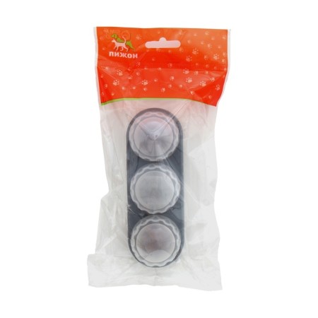 A toy for cats from cat mint "rotating balls" based on, 14 x 6 cm, gray-9
