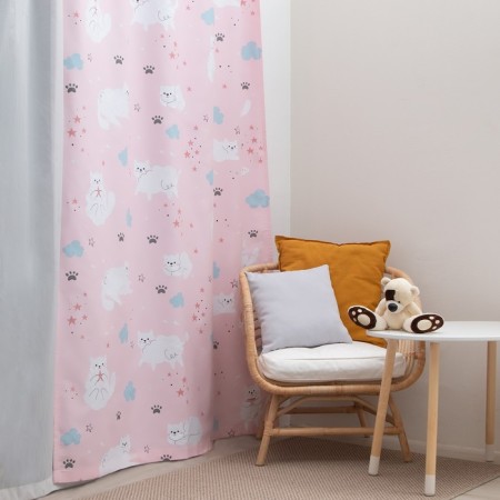 Curtain Ethel Sweet Cats, 145*260 cm, 100% cotton