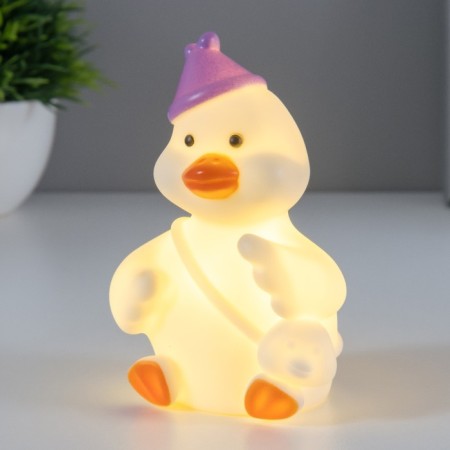 Nightlight "duck" LED 1W 3x lr44 white 8x4.4x12cm Risalux-1