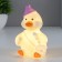 Nightlight "duck" LED 1W 3x lr44 white 8x4.4x12cm Risalux