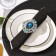 Elizabeth napkin ring, 7 × 6 × 5 cm, silver metal color