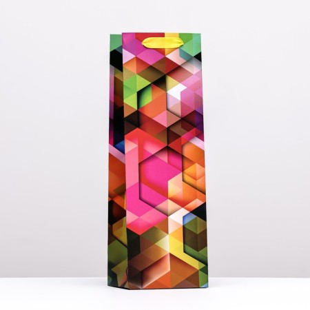 Package for the bottle "Hologram", 12 x 36 x 9 cm