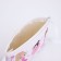 Bag's bag with lightning, white/pink color