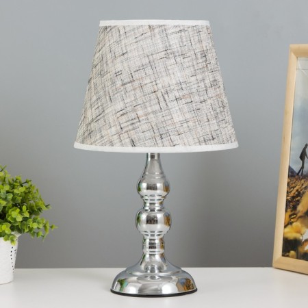 Table lamp "Adele" 1x40W E27 220V silver 21x21x37 cm Risalux
