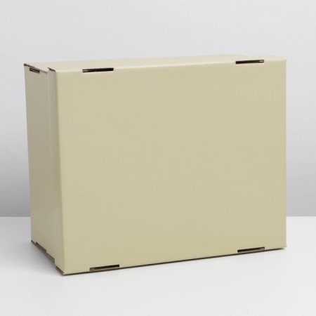 Gift folding box, packaging, "beige", 31.2 x 25.6 x 16.1 cm-2