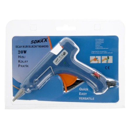 Glue gun 13.5x11 cm Power: network, rod diameter - 7 mm mix-6