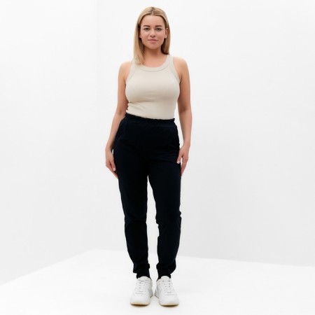 Women's trousers, dark blue color, size 54-4