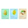 A set of moisturizing, fabric facial masks "Botanika No. 3", 3 pcs