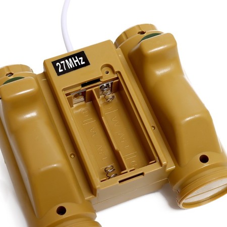 Radio controlled tank, scale 1:28, with a battery, light and sound effects, color gray color-6