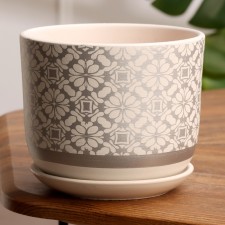 Pot Flower Hypure White Boulers No. 2, 1.6 L, D - 15.2 cm